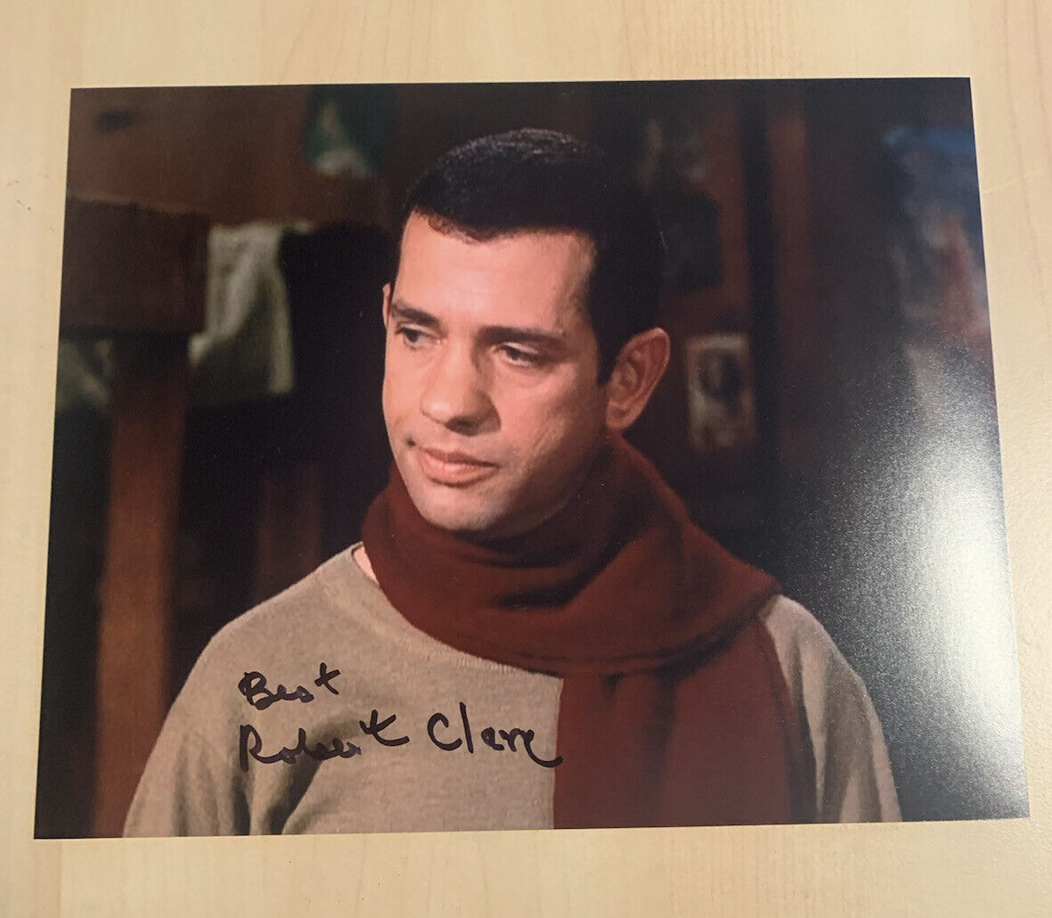 ROBERT CLARY HAND SIGNED 8x10 Photo Poster painting ACTOR AUTOGRAPHED HOGANS HEROES TV STAR COA