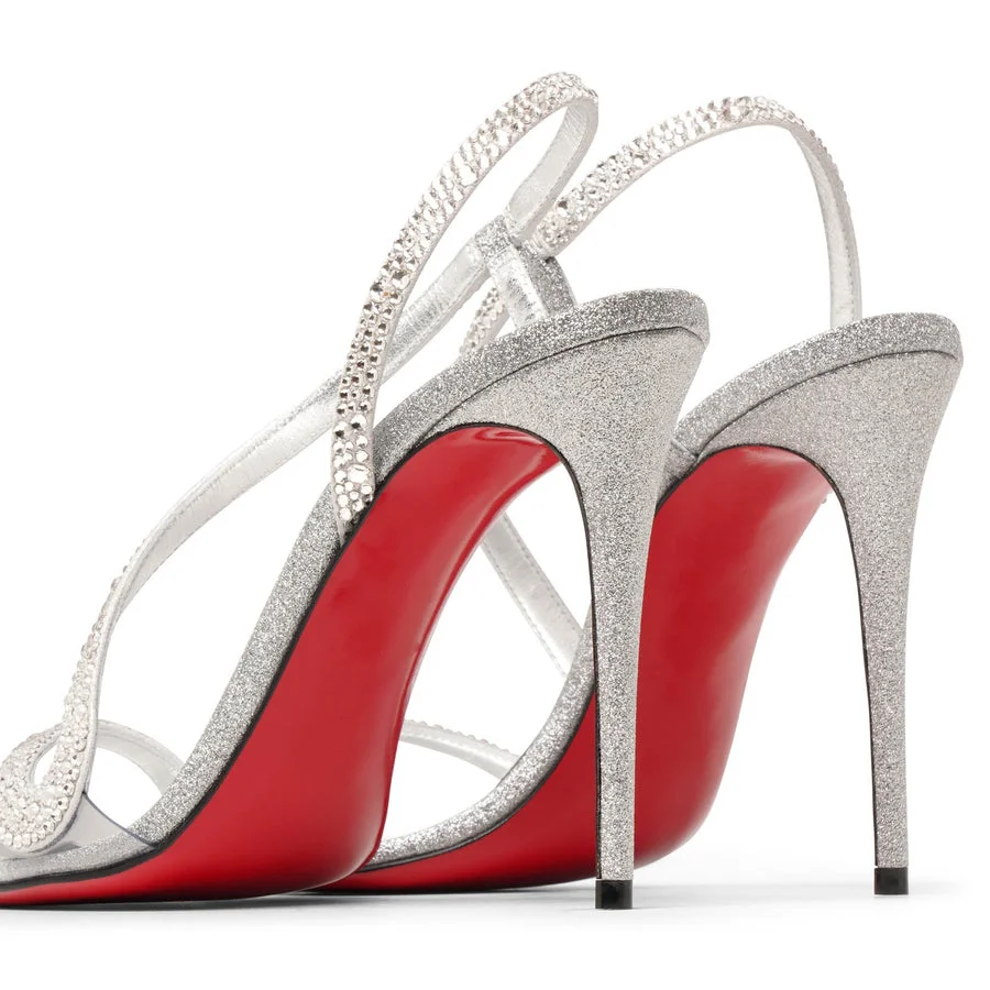 100mm/120mm Spotlight Wavy Straps Sandals Red Bottom  Sandals 