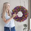 🔥Fall Hot Sale 49% Off🔥Purple, Yellow and Pink Dried Flower Wreath-mysite-Adracos