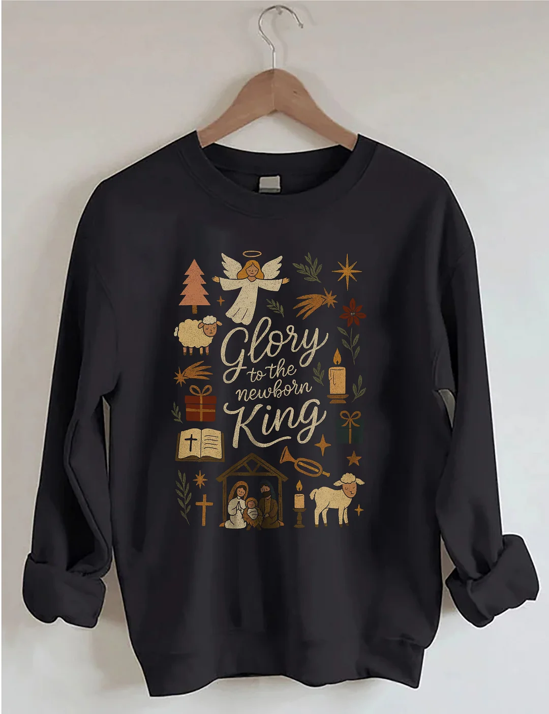 Glory To The Newborn King Sweatshirt