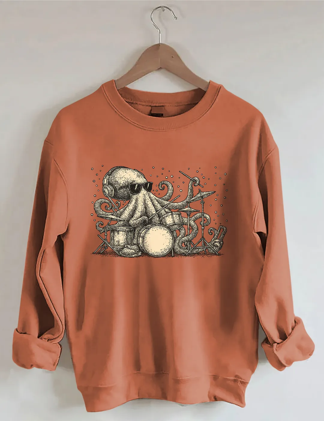 Octopus Drummer Sweatshirt