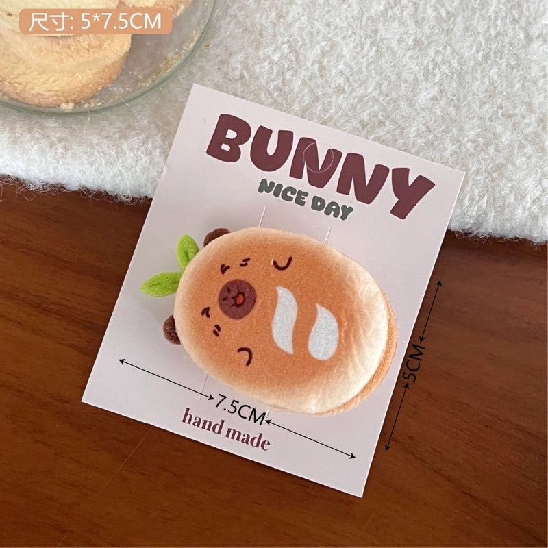 Cute Potatoes Tomato Plush Bag Pendant Hair Clip