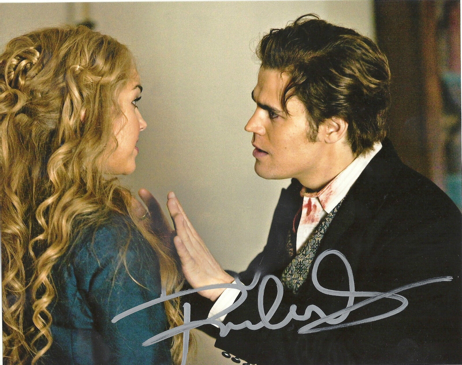 PAUL WESLEY 'THE VAMPIRE DIARIES' STEFAN SALVATORE SIGNED 8X10 PICTURE *COA 1