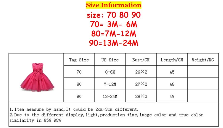 Uveng 2021 Infant Baby Girls Flower Dresses Christening Gowns Newborn Babies Baptism Clothes Princess tutu Birthday White Bow Dress