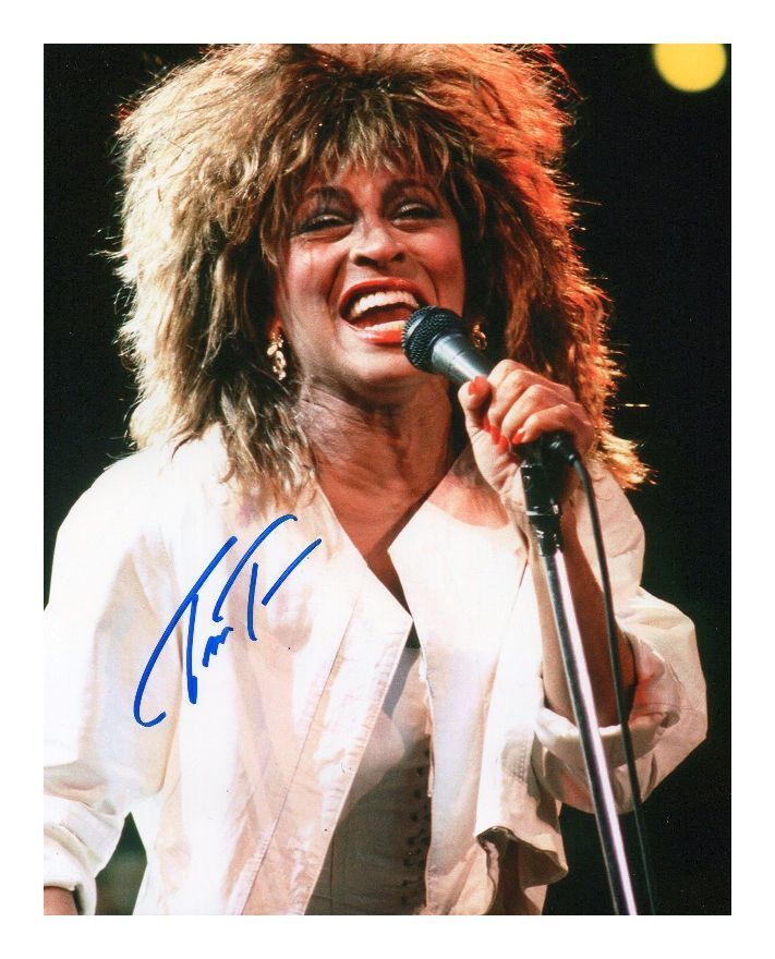 TINA TURNER AUTOGRAPHED SIGNED A4 PP POSTER Photo Poster painting PRINT 1