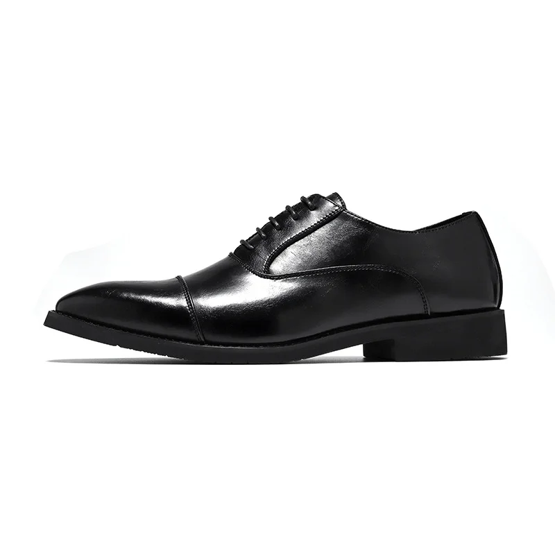Colourp Colourp Joint Men's Leather Shoes Business Casual Dress Men's Shoes British Suit Shoes Male Groom's Wedding Shoes 8038-R