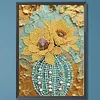 Diamond Painting-DIY Sparkling Special Shaped Pearl Drill Sunflowers(30x40cm)