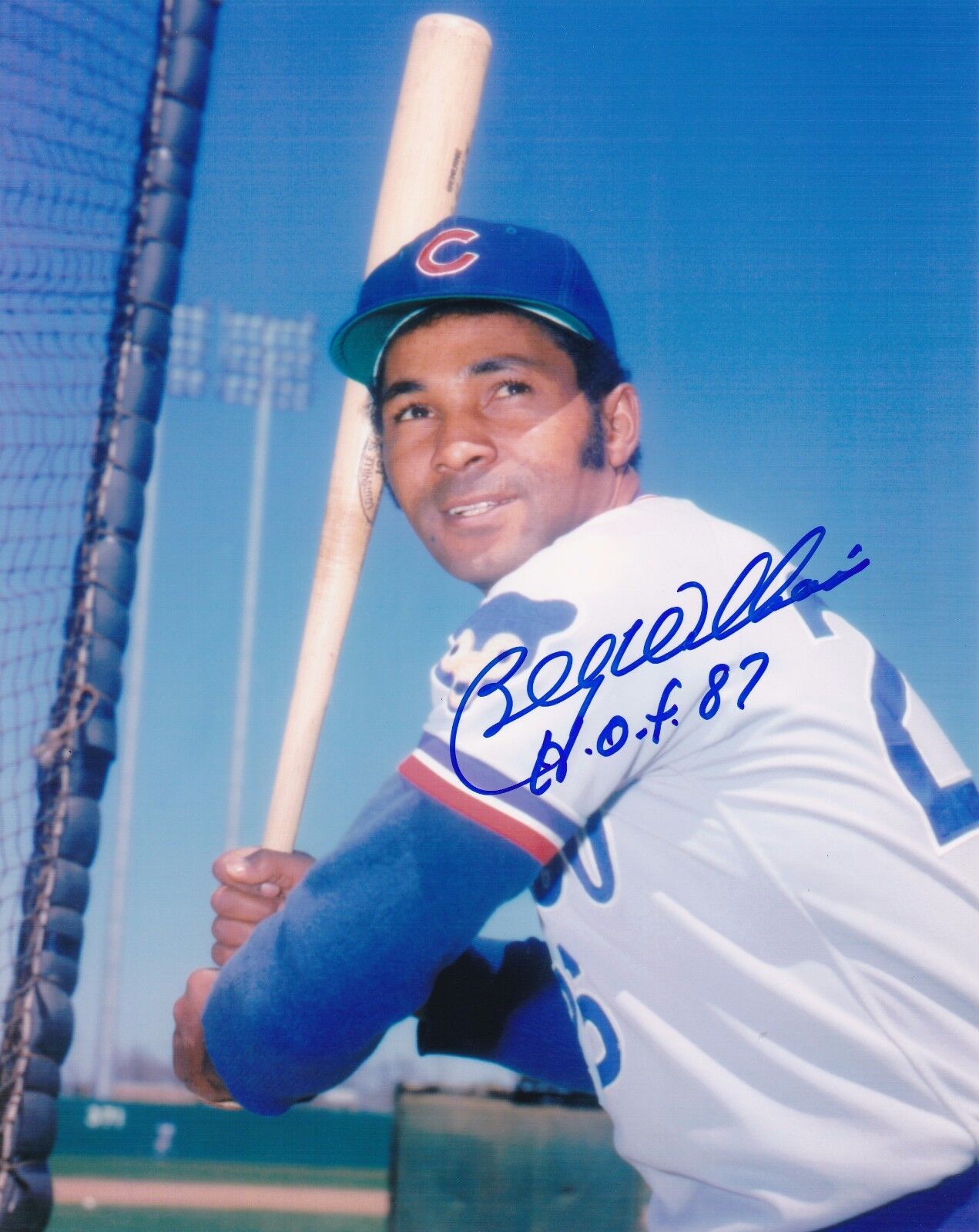 Billy Williams Autographed 8x10 Chicago CubsHOF #5