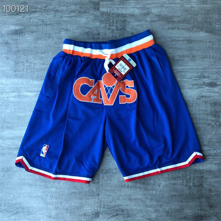 Cleveland Cavaliers JUST DON co-branded shorts-blue mysite