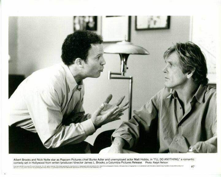 Albert Brooks Nick Nolte I'LL Do Anything Original Press 8X10 Photo Poster painting