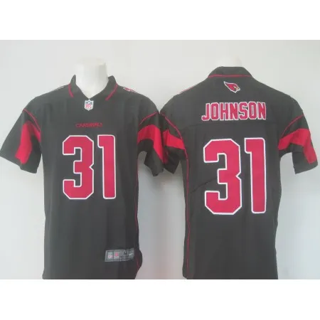 Men's  Arizona Cardinals #31 David Johnson Black Limited Rush Stitched NFL Jersey