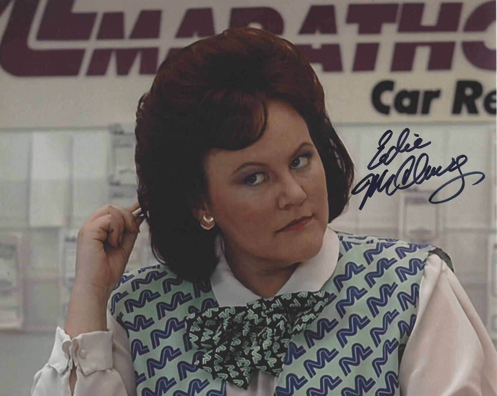 EDIE MCCLURG SIGNED AUTHENTIC 'PLANES, TRAINS & AUTOMOBILES' 8X10 Photo Poster painting B w/COA