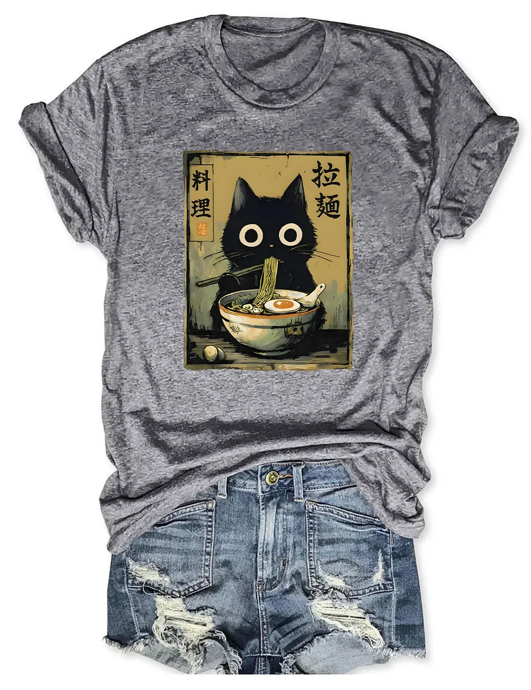Ramen Cat T-shirt