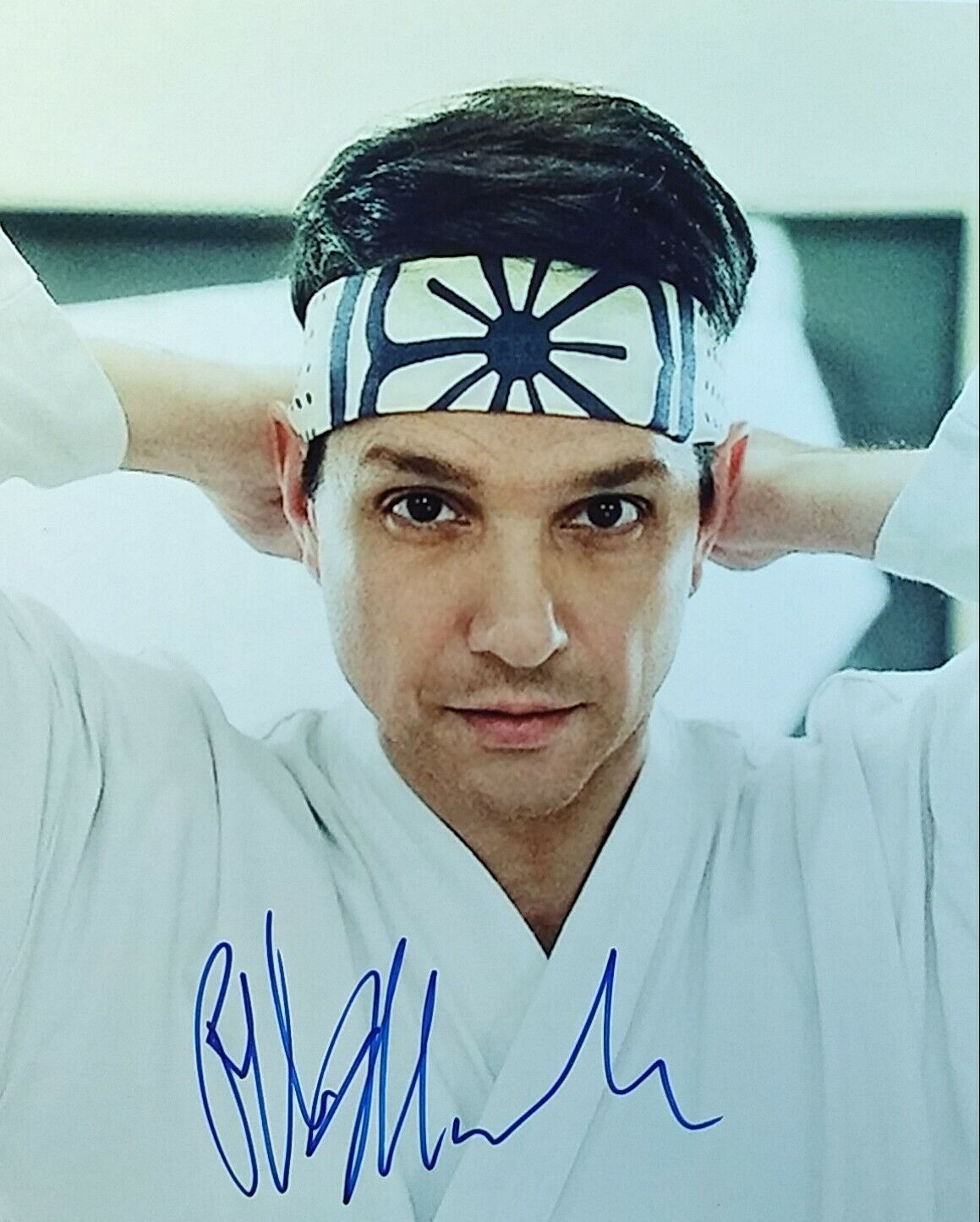 Ralph Macchio signed 8 x 10