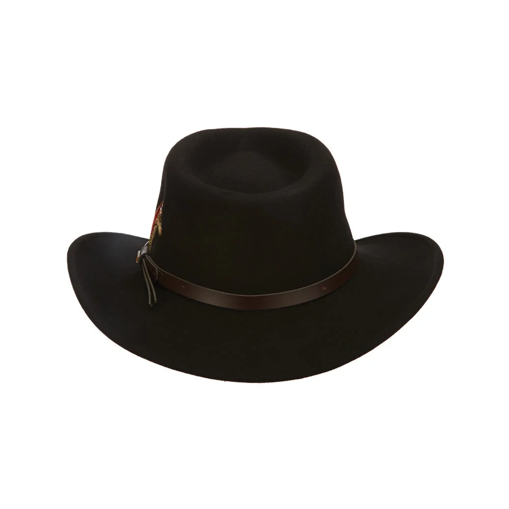 Dakota Fedora-BLACK[Fast shipping and box packing]