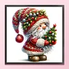 Christmas Tree Gnome - 11CT Stamped Cross Stitch - 40*40cm - Xmas