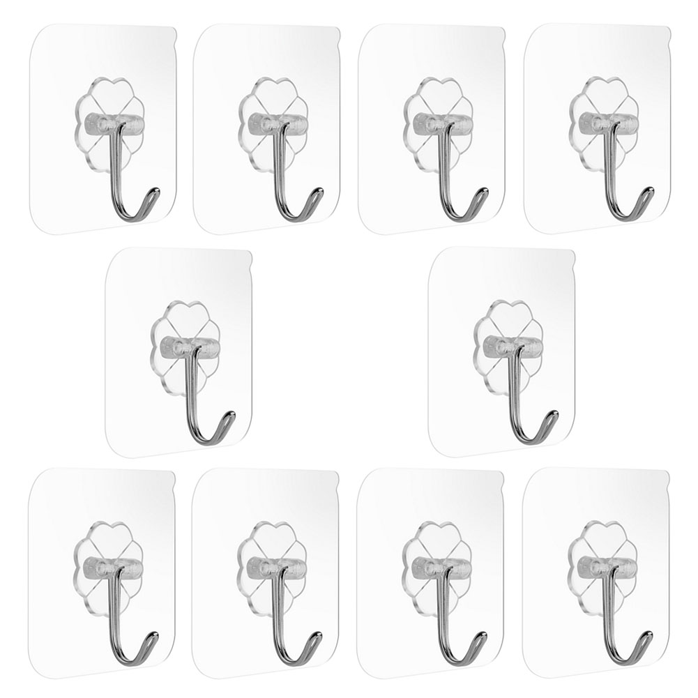 

10pcs Seamless Wall Hook Hanger, 501 Original