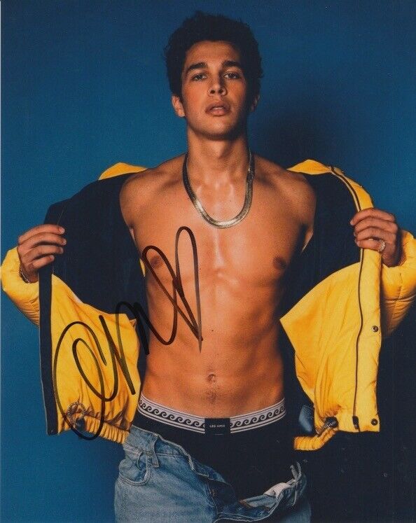 Austin Mahone signed 8x10 Photo Poster painting shirtless In-person