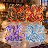 (Dragon)DIY Pearl Diamond Painting Acrylic Stand, Double-Sided Printed Tabletop Decoration, Special Shaped Diamond Art Craft Kit for Home Decor