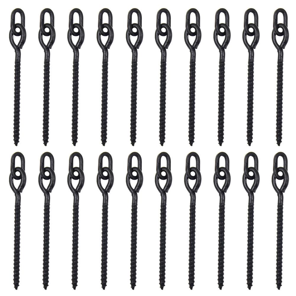 

20x Boile Screw Peg w/ Round/Oval Ring Swivel D-Rig Chod Rig Fishing Tackle, And, 501 Original