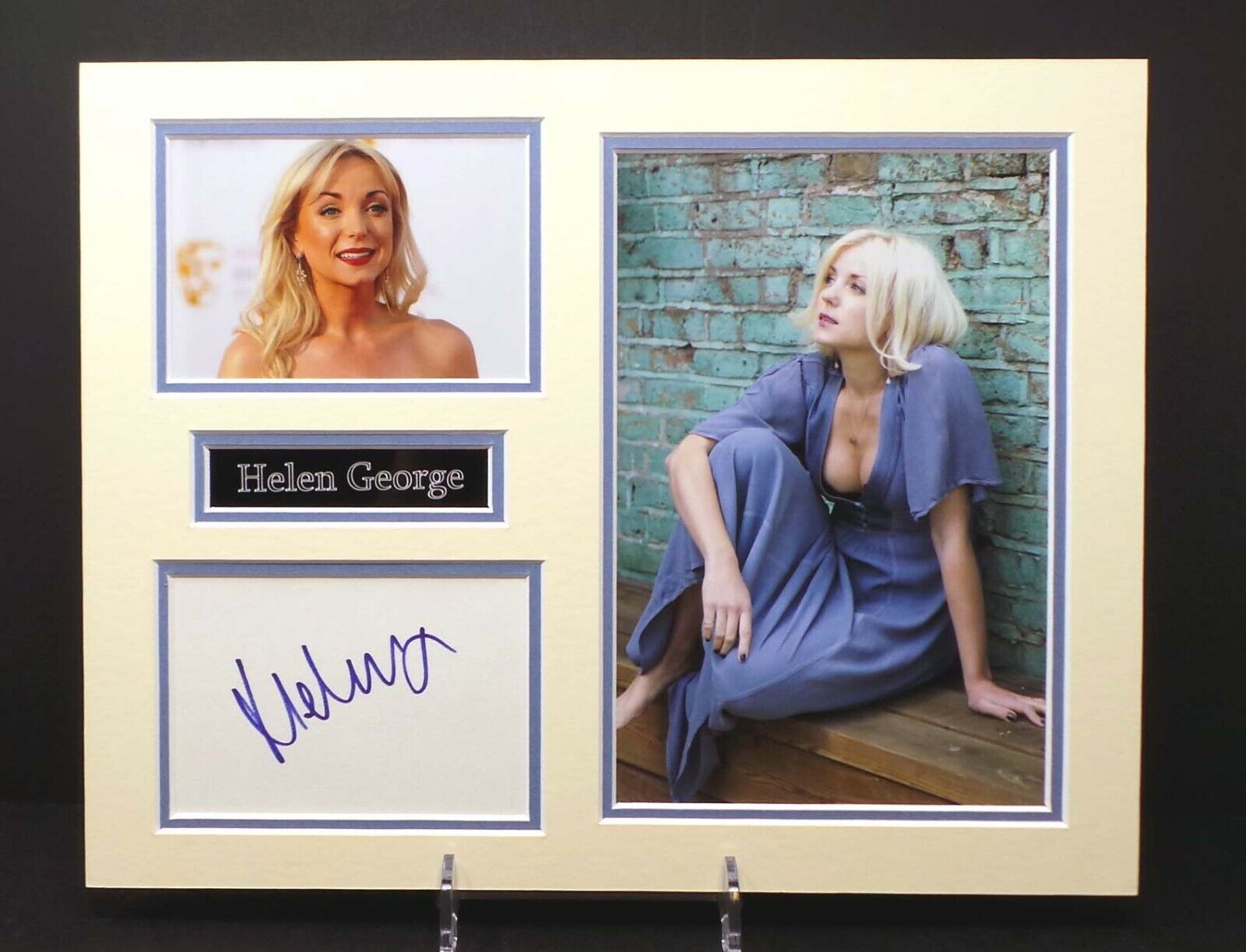 Helen GEORGE Signed & Mounted Sexy Call The Midwife Photo Poster painting Display AFTAL RD COA