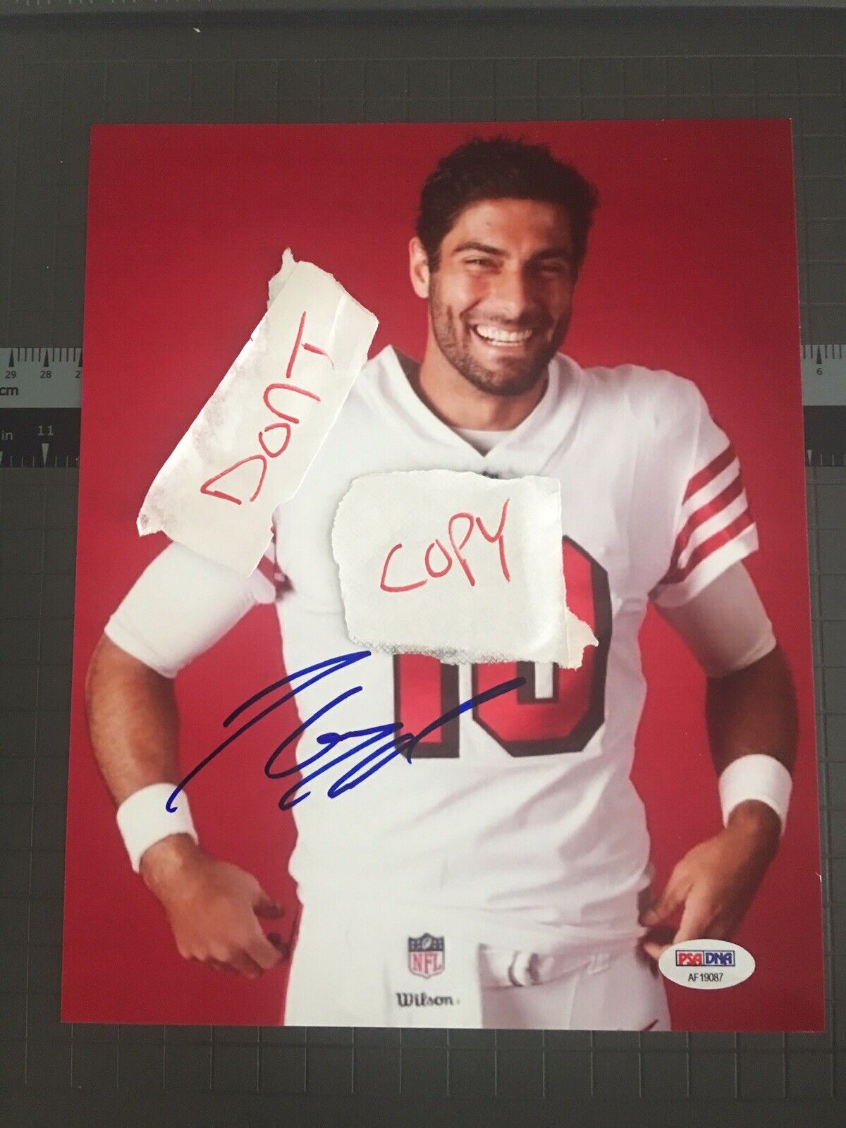 jimmy garoppolo Signed 8x10 Photo Poster painting Reprint San Francisco 49ers Jimmy G