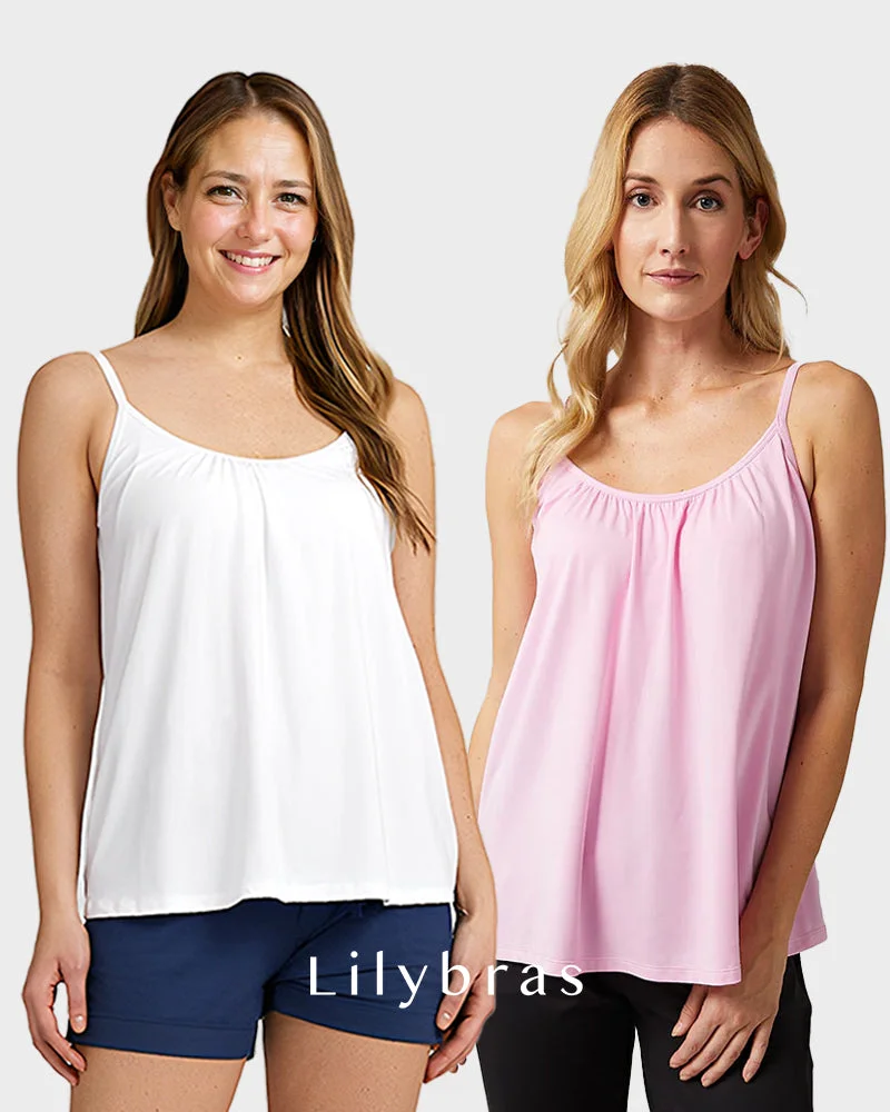 Lily®Women’s Fly Free Cooling Cami with Built-in Bra