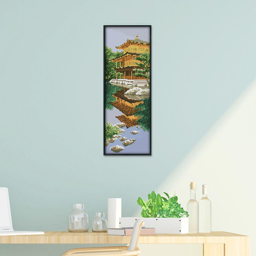 

Japanese garden - 14CT Stamped Cross Stitch - 16*38cm, 501 Original