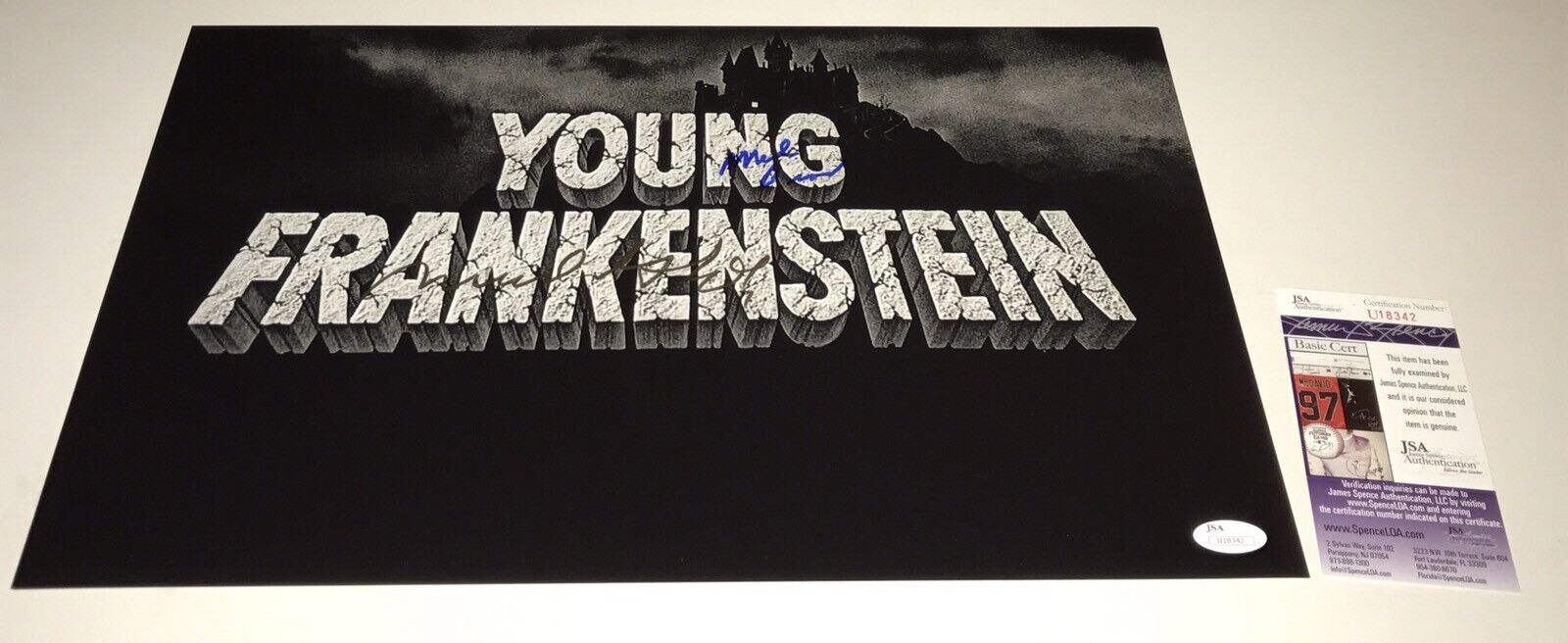 Mel Brooks & Michael Gruskoff YOUNG FRANKENSTEIN Signed 11x17 Photo Poster painting JSA COA