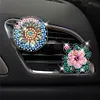 (US Local)Diamond Painting Car Aromatherapy Vent Clip Bling Air Vent Decorations (B)