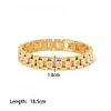 Bling Zircon 18K Golden Chain Bracelet