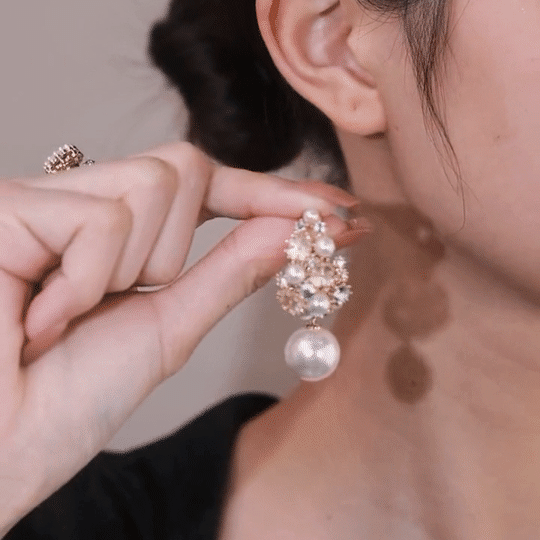 Elegant Pearl Earrings 
