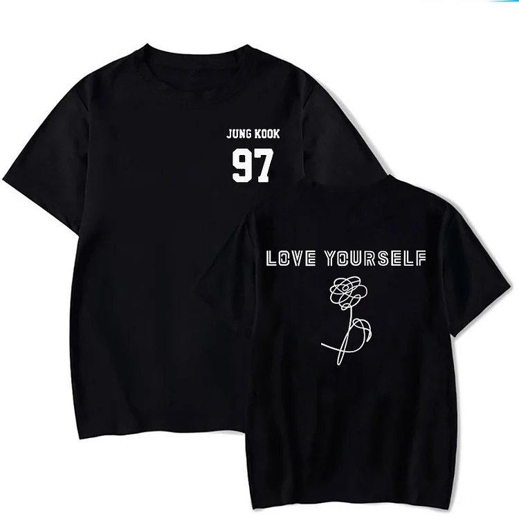 BTS Love Yourself Album Flower T shirt