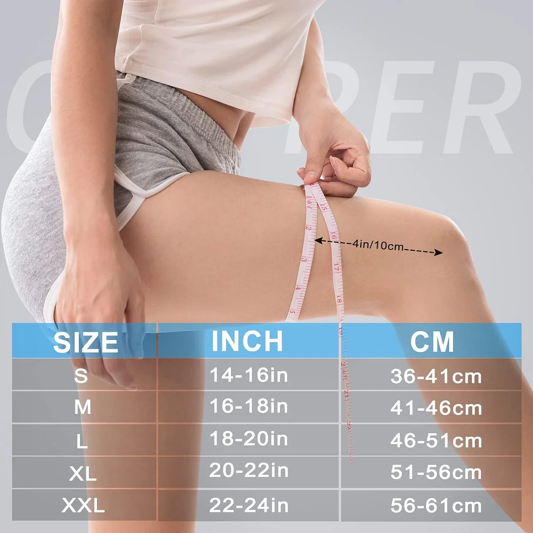 2 Pack Sports Protection Copper Knee Braces for Knee Pain Compression Sleeve