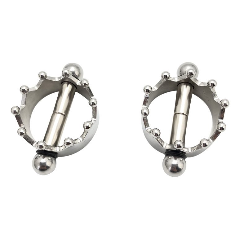Metal Crown Breast Clip Magnetic Nipple Clamps Clips