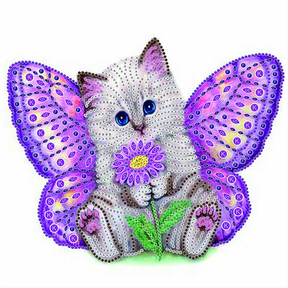 

Cat - Special Shaped Diamond Painting - 30*30CM, 501 Original