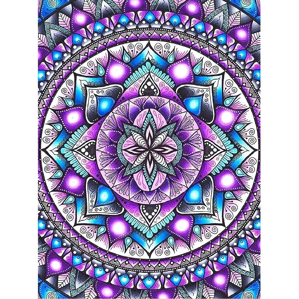 Diamond Painting - Full Crystal Rhinestone - Mandala(30*40cm)