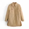 Women's Shirts Jackets Thin Parka Oversize