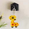 Giraffe DIY Beads Needlework Keychain Craft Mosaic Beads Embroidery Keyrings Art