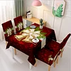 Christmas Tablecloth And Chair Cover-Baisik-Adracos