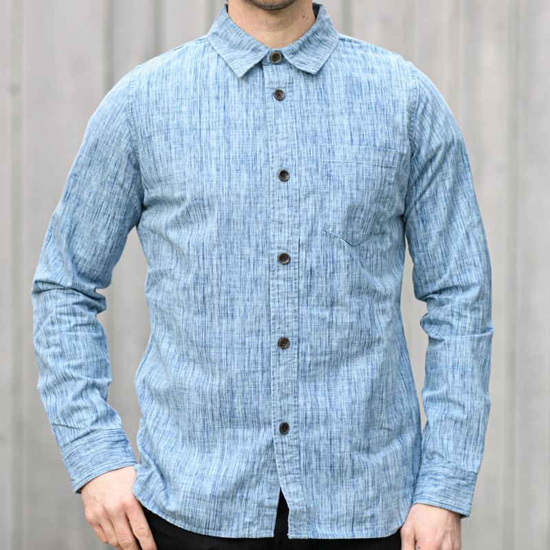 Men's 6 oz Indigo Trim Chambray Shirt