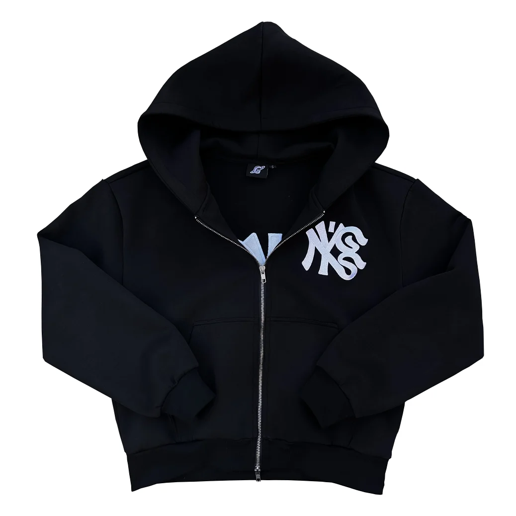 Hoodie Zip GS x New York Gopo Black