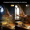 Fairy Tale Forest Magic Hat Light-Up Building Block Model Educational Assembly Toy (698 pieces)