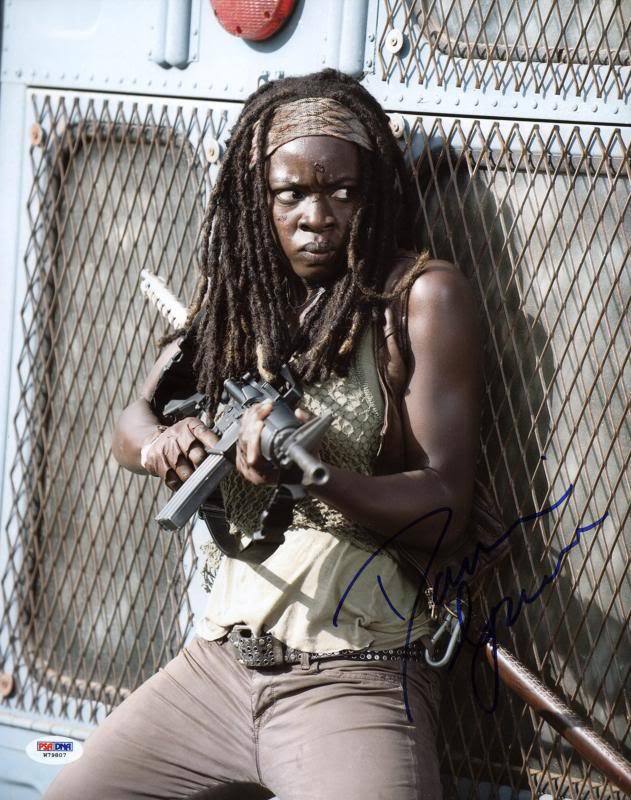 Danai Gurira The Walking Dead Signed Authentic 11X14 Photo Poster painting PSA/DNA #W79807