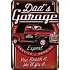 Dad's Garage - Metal Tin Signs(8*12Inch/12*16Inch) - Garage&Transport