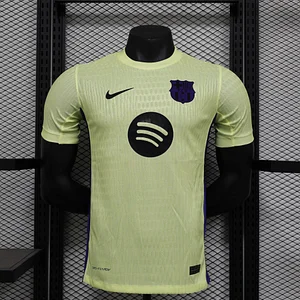 2024/2025 Player Version Barcelona Special Edition Yellow Football Shirt 1:1 Thai Quality