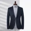 Solid Color New Stretch Men's Casual Blazer
