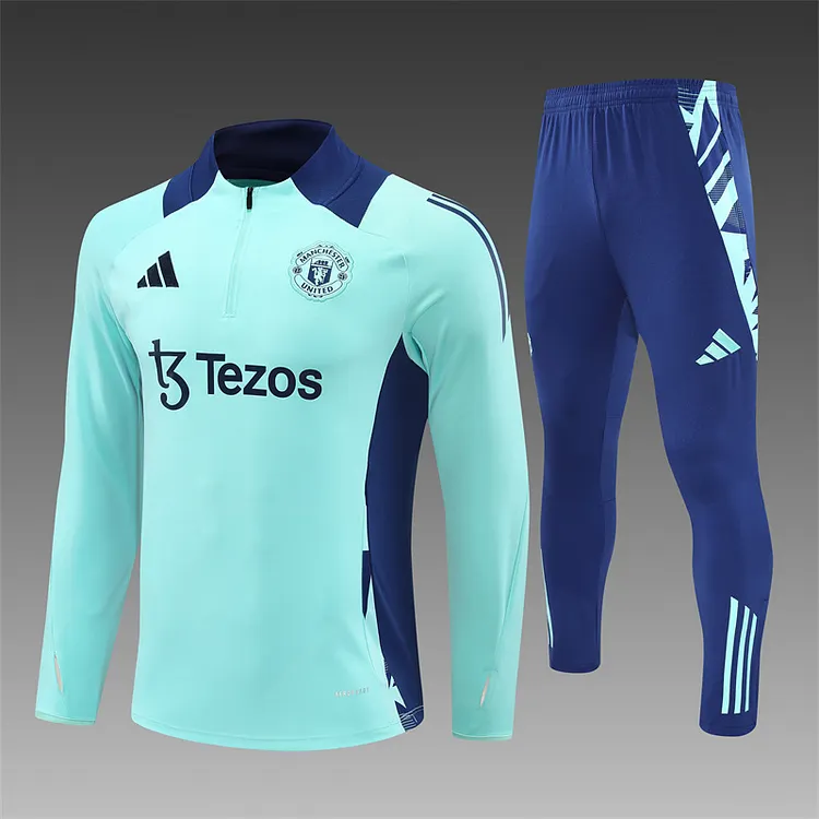 2024-25 Manchester United half-length training jersey