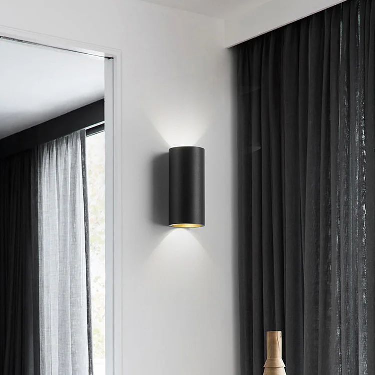 Cylindrical Up and Down Lighting Modern Wall Lamp Wall Washer Lights - Appledas