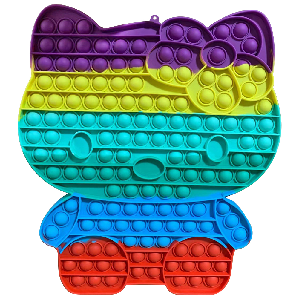 

Push Bubble Fidget Toys KT Cat Anti Stress Sensory Squeezing Toy Macaroon, 501 Original